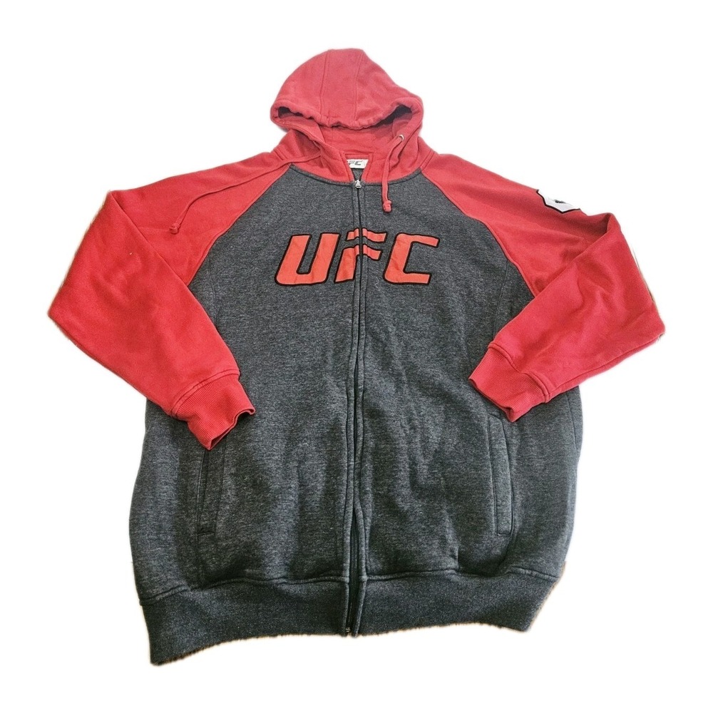 Vintage UFC Ultimate Fighting Championship Mens XL Full Zip Hoodie Jacket